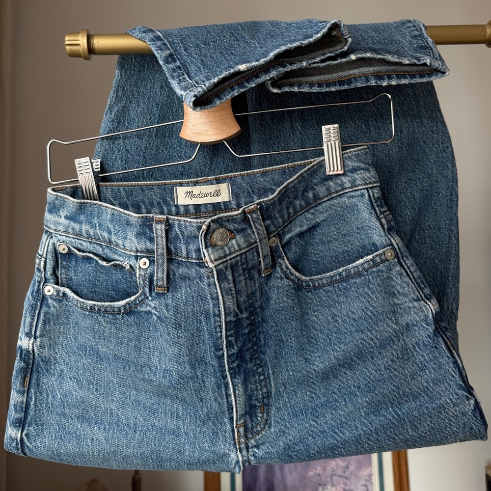 Madewell Balloon Jeans Blue High Rise, Trendy, Size 26 - Picture 14 of 14